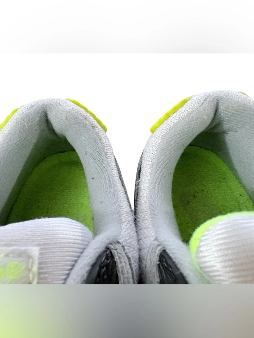 Nike Air Max 90 OG Volt, Neon Yellow Sneakers Sz 6 Women Running Shoes Blokecore - Picture 7 of 13